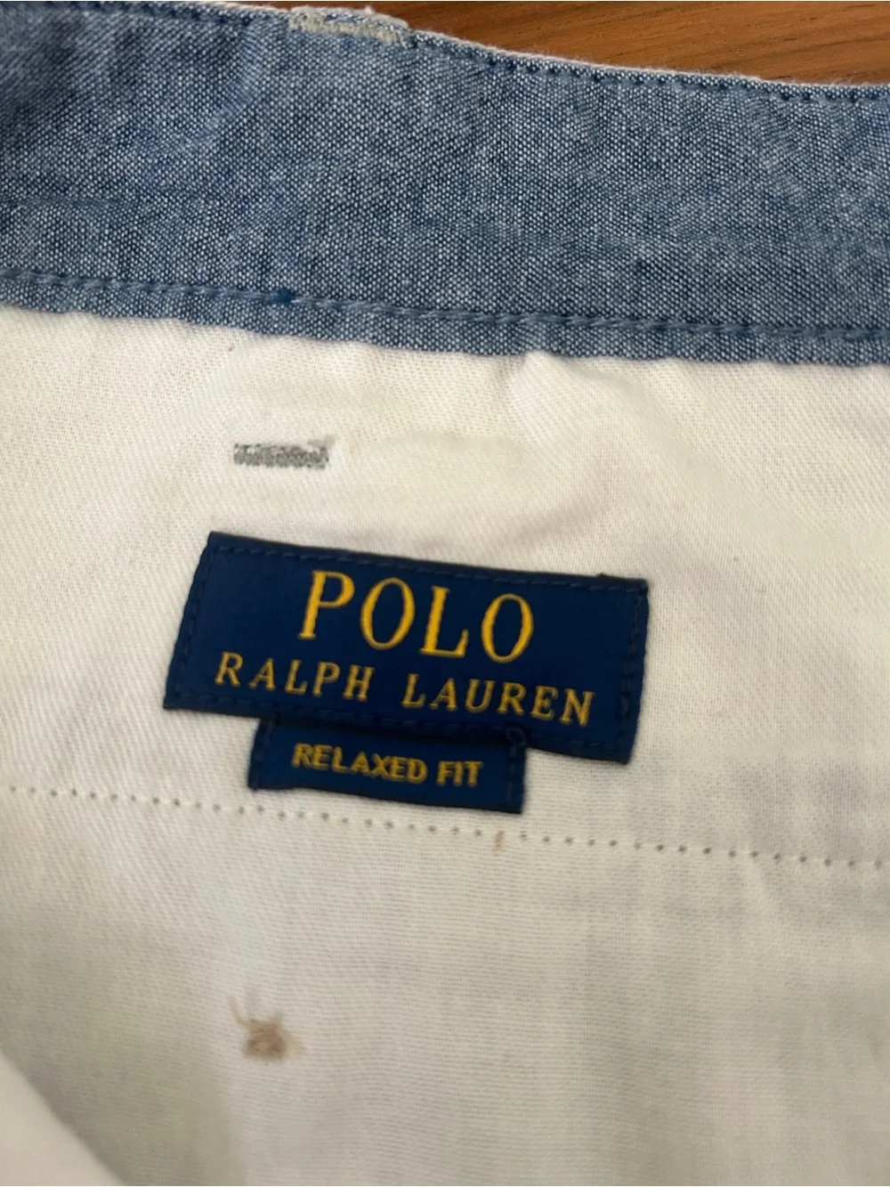 Polo by Ralph Lauren 9” Light Gray Flat-Front Chino Shorts